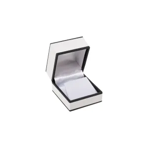 White and Black Earring Box