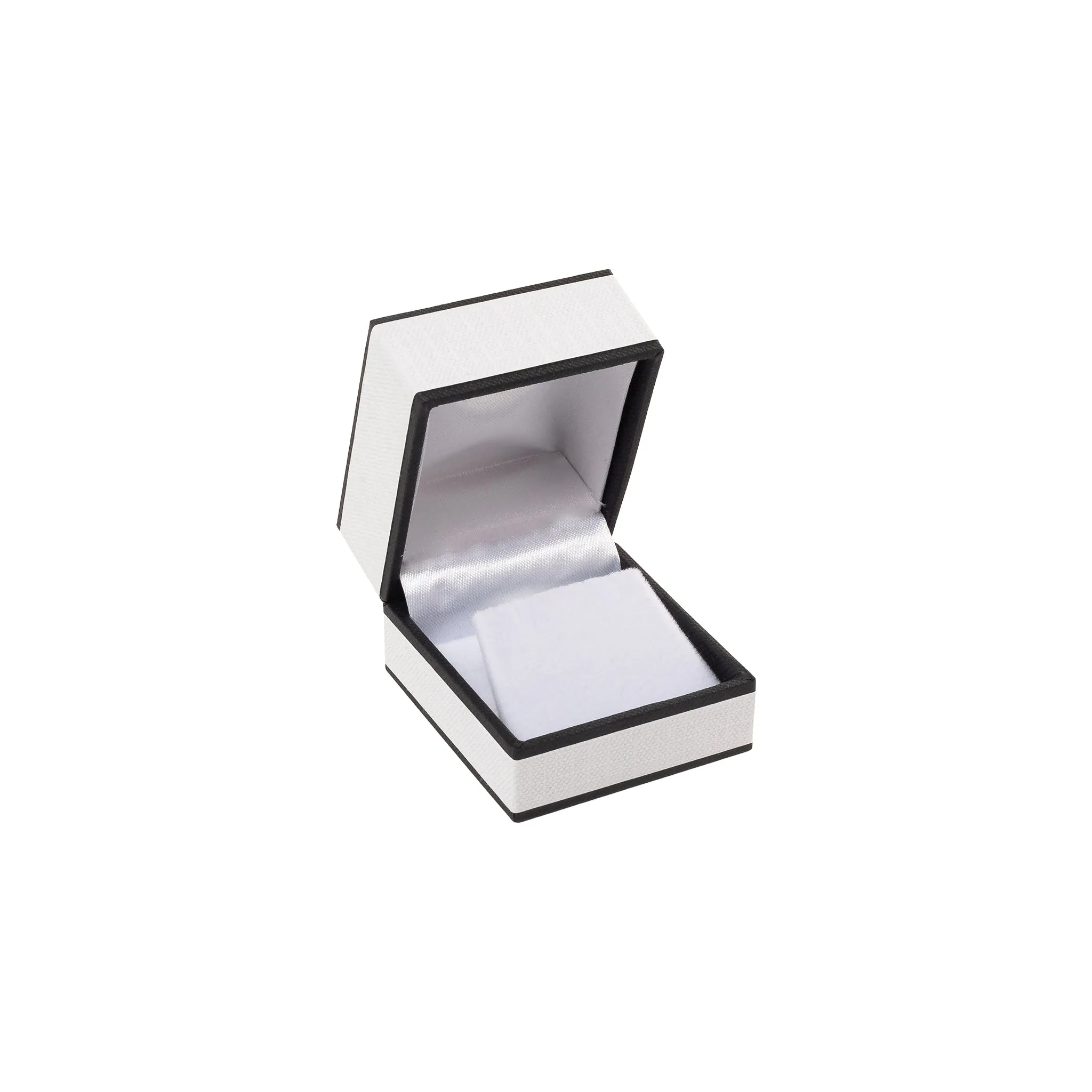 White and Black Earring Box