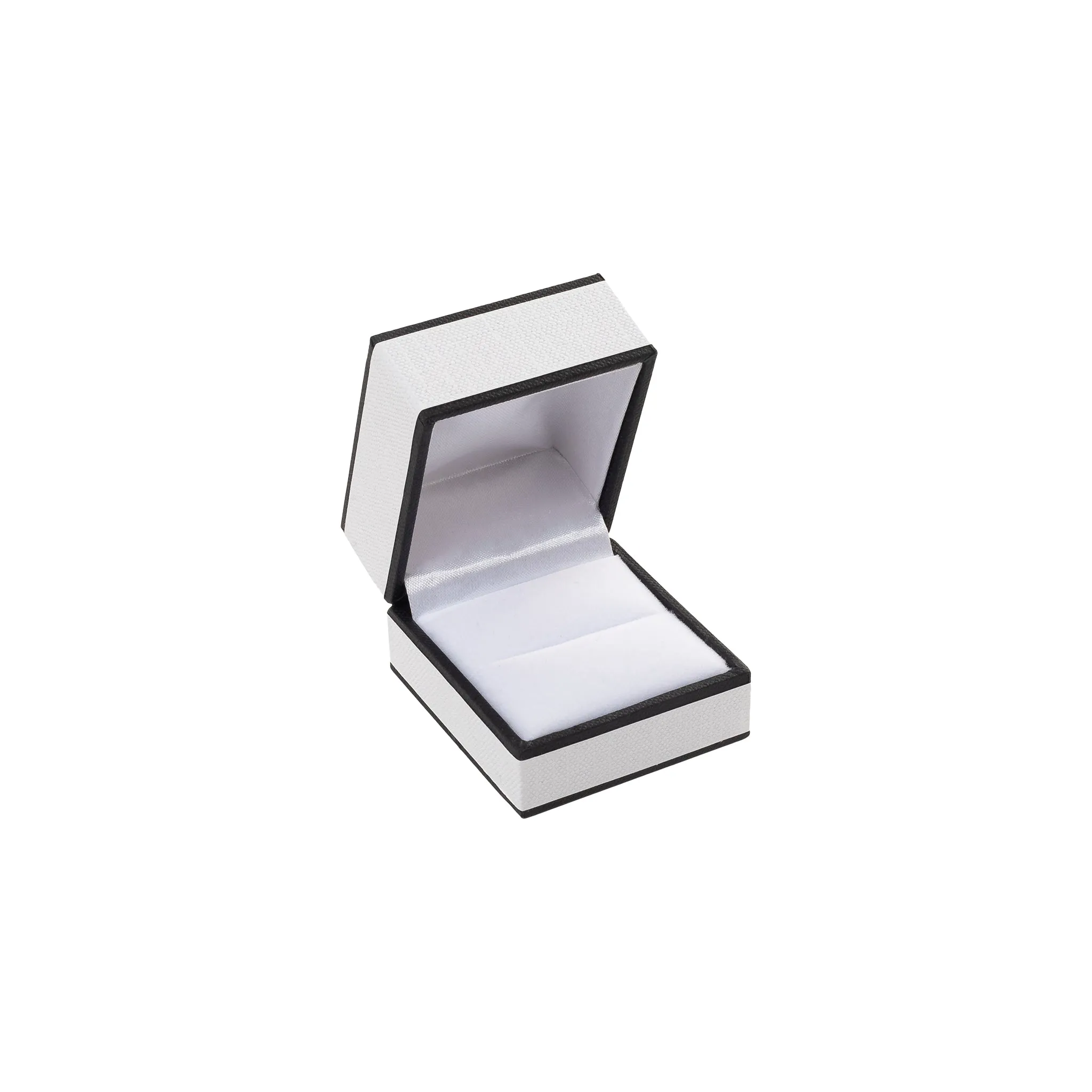 White and Black Ring Box