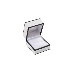 White and Black Ring Box