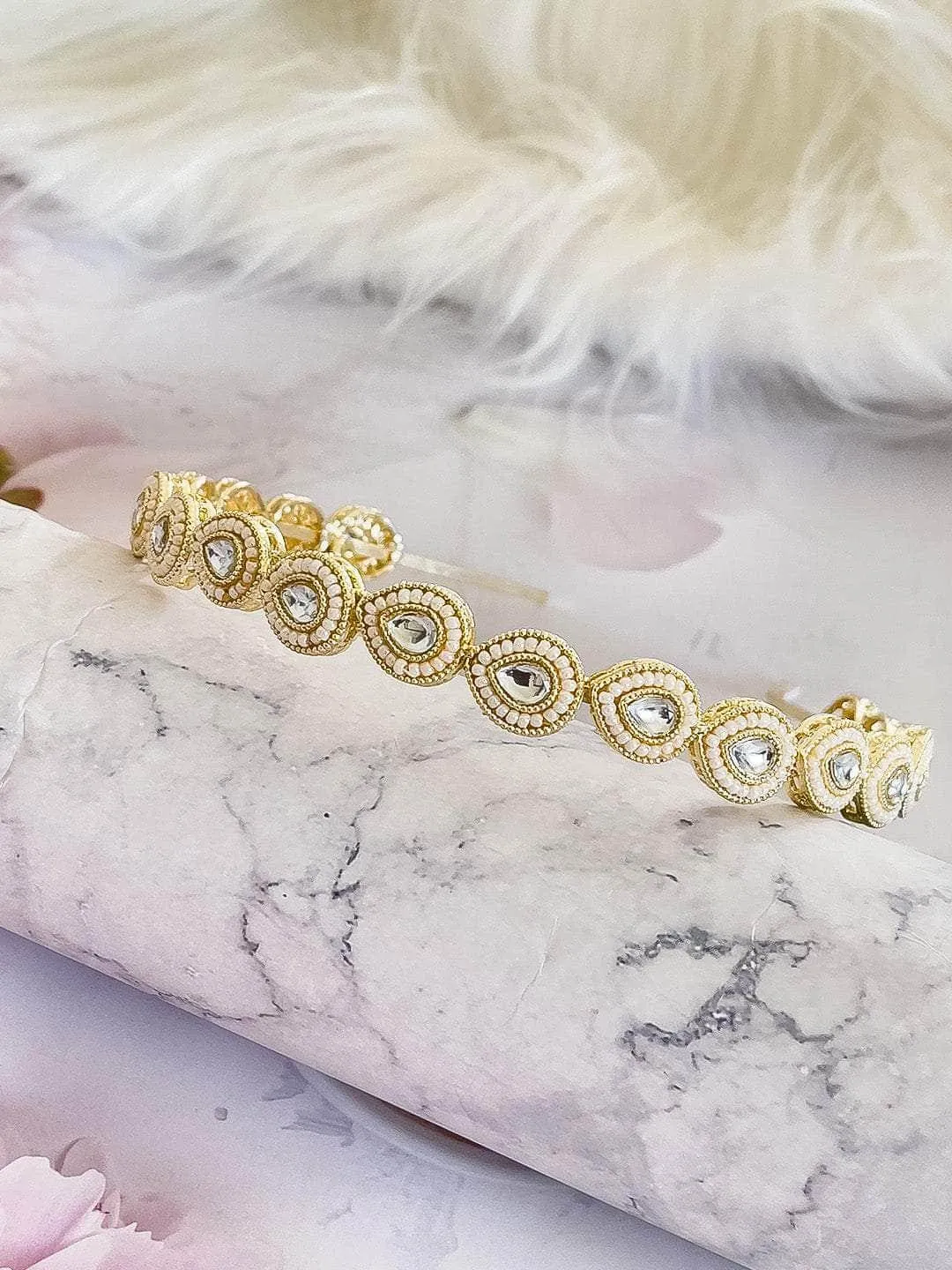 White Mini Pearl Hairband