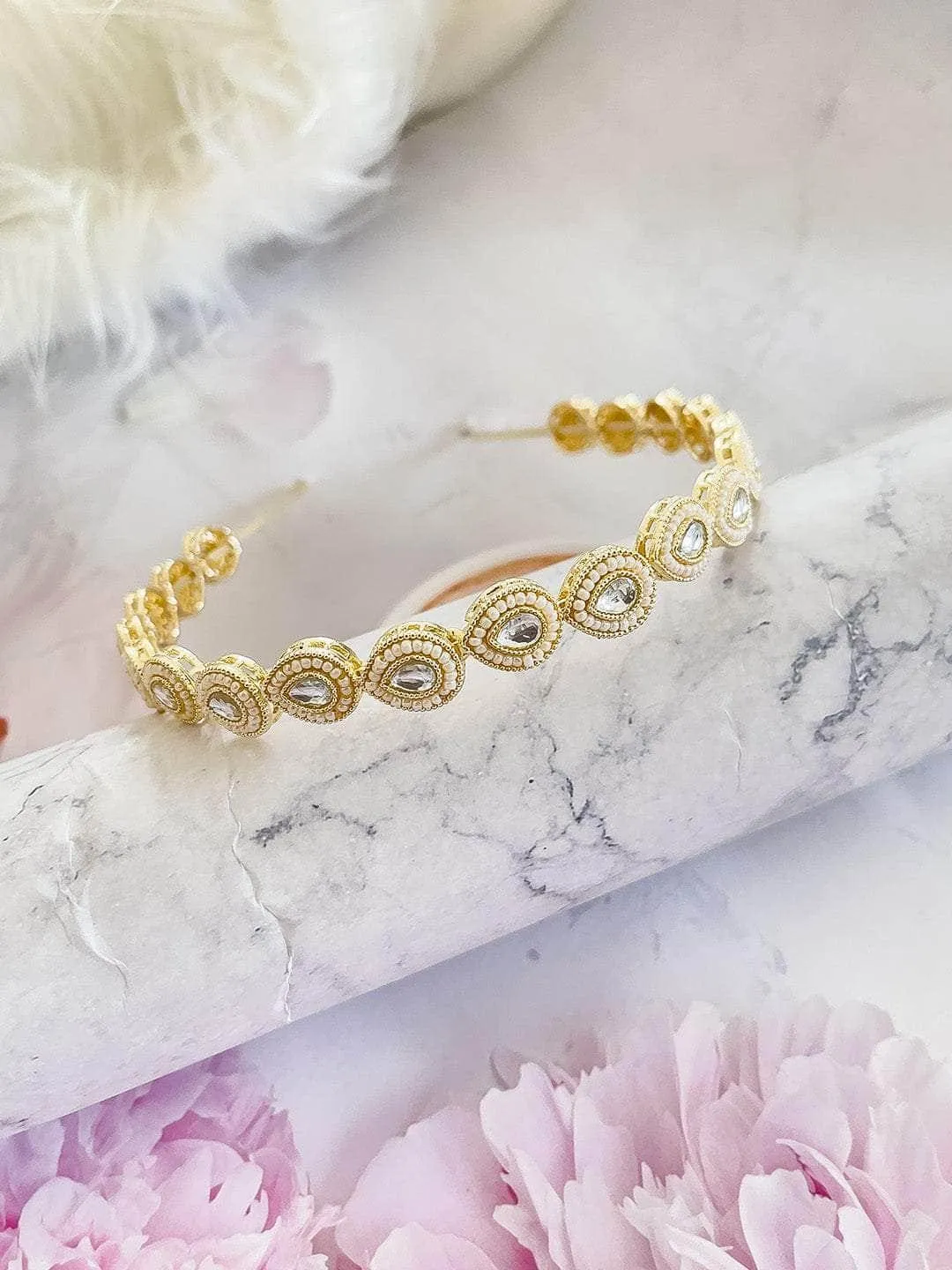 White Mini Pearl Hairband