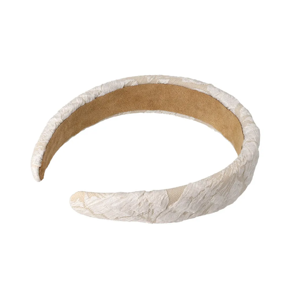 Wide Floral Pattern Headband
