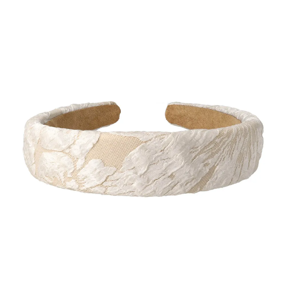 Wide Floral Pattern Headband