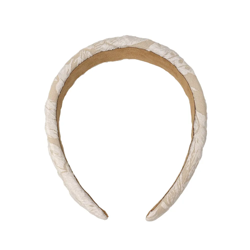 Wide Floral Pattern Headband