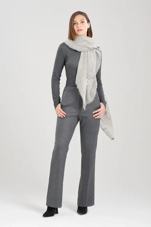 Wool Embroidered Scarf