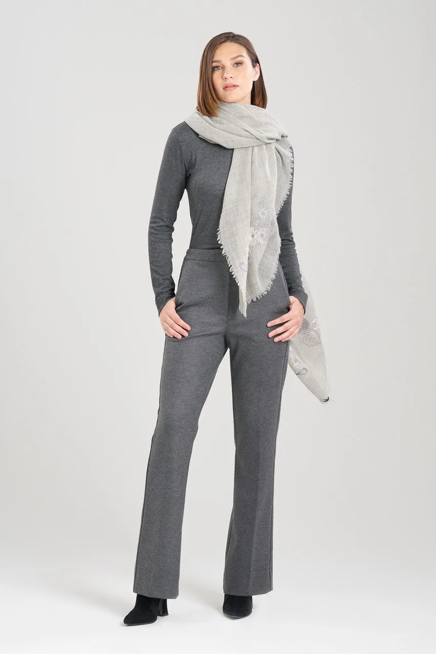 Wool Embroidered Scarf